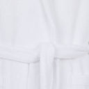 Hooded Terry Towelling Bathrobe Carrara Fyber New Fyber Solid Color
