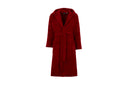 Hooded Terry Towelling Bathrobe Carrara Fyber New Fyber Solid Color