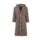 Hooded Terry Towelling Bathrobe Carrara Fyber New Fyber Solid Color