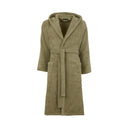Hooded Terry Towelling Bathrobe Carrara Fyber New Fyber Solid Color
