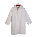 Carrara Cala-rafalet Solid Color Waffle Hooded Bathrobe
