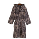 Diesel New-liquid-logo Modern Cotton Hooded Bathrobe