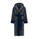 Philipp Plein Hooded Bathrobe Modern Pattern Terry Towelling