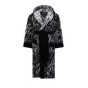 Philipp Plein Modern Script Hooded Terry Bathrobe