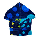 Mirabello Modern Polka Dot Hooded Terry Robe