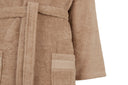 Trussardi Ribbon Solid Color Cotton Hooded Bathrobe