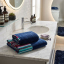Carrara Bora Bora Modern Terry Towel and Guest Towel Set