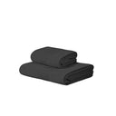 Carrara Fyber Stripes Plain Terry Towel with Guest Towel