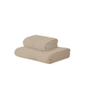 Carrara Fyber Stripes Plain Terry Towel with Guest Towel