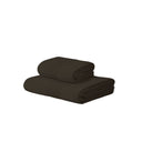 Carrara Fyber Stripes Plain Terry Towel with Guest Towel