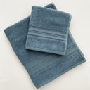 Towel with Guest Towel Carrara Fyber Trendy Solid Color Terry Cloth