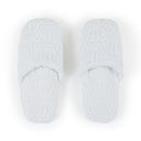 Philipp Plein Hexagon Solid Color Terry Cloth Slippers