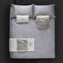 Modern Out-of-Collection Duvet Cover Set, Macro Zebra Print, Cotton Sateen