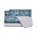 Mirabello Demetra Geometric Percale Duvet Cover Set