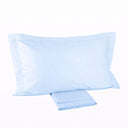 Mirabello Luisiana Plain Duvet Cover Set in 300 Thread Count Cotton Sateen