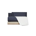Trussardi Bowtie Geometric Cotton Sateen Duvet Cover Set