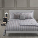 Trussardi Maxi Geometric Pattern Duvet Cover Set in Cotton Sateen