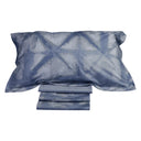 Mirabello Shibori Geometric Percale Luisiana Bed Linen Set