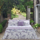 Mirabello Blossom Peach Floral Percale Duvet Cover Set