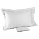 Mirabello Brera Precious Plain Sateen Cotton Sateen Sheet Set