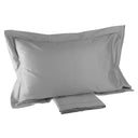 Mirabello Brera Precious Plain Sateen Cotton Sateen Sheet Set