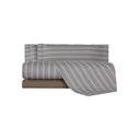 Mirabello Luisiana Oxford Geometric Percale Duvet Cover Set