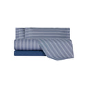 Mirabello Luisiana Oxford Geometric Percale Duvet Cover Set