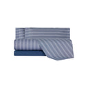 Mirabello Luisiana Oxford Geometric Percale Duvet Cover Set