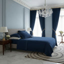 Mirabello Brera Palazzo Erici Solid Colour Cotton Sateen Sheet Set