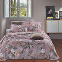 Mirabello Winter Garden Floral Cotton Sateen Sheet Set