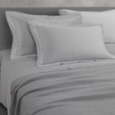 Mirabello Brera Martesana Solid Color Jacquard Sateen Unquilted Bedspread