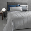 Mirabello Luisiana Quilted Bedspread Louisiana Solid Color in Percale Luisiana