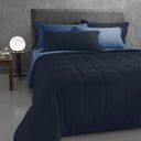 Mirabello Luisiana Quilted Bedspread Louisiana Solid Color in Percale Luisiana