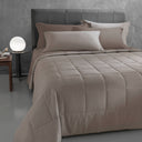 Mirabello Luisiana Quilted Bedspread Louisiana Solid Color in Percale Luisiana
