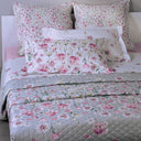 Emporium Lisianthus Floral Percale Quilted Bedspread