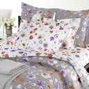 Emporium Violets Floral Percale Quilted Bedspread