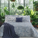 Mirabello Delhi Floral Percale Quilted Bedspread