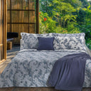 Mirabello East quilted bedspread Winter Cottage ramage in Percale
