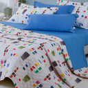 Mirabello Colors Modern Quilted Percale Bedspread