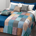 Trussardi Fusion Modern Quilted Bedspread in Cotton Sateen