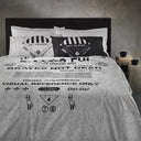 Diesel Graphic Modern Percale Duvet Cover with Pillowcases