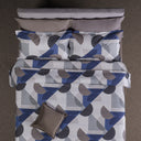 Mirabello Forme Moderno Luisiana Percale Duvet Cover with Pillowcases