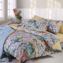 Mirabello Primrose Floral Percale Duvet Cover with Pillowcases