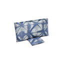 Mirabello Shibori Geometric Percale Luisiana Duvet Cover with Pillowcases