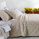 Duvet Cover with Pillowcases Mirabello Luisiana Floral Bouquet in Percale