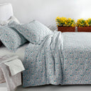 Duvet Cover with Pillowcases Mirabello Luisiana Floral Bouquet in Percale