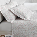 Duvet Cover with Pillowcases Mirabello Luisiana Fleuries Floral Percale
