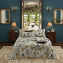 Mirabello Forest Memory Floral Percale Luisiana Duvet Cover with Pillowcases