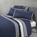 Mirabello Hilton Solid Color Percale Duvet Cover with Pillowcases