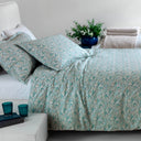 Duvet cover with pillowcases Mirabello Luisiana Jolies Fleurs Floral Percale